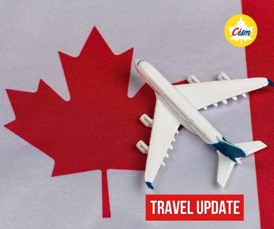 Travel Update to Canada