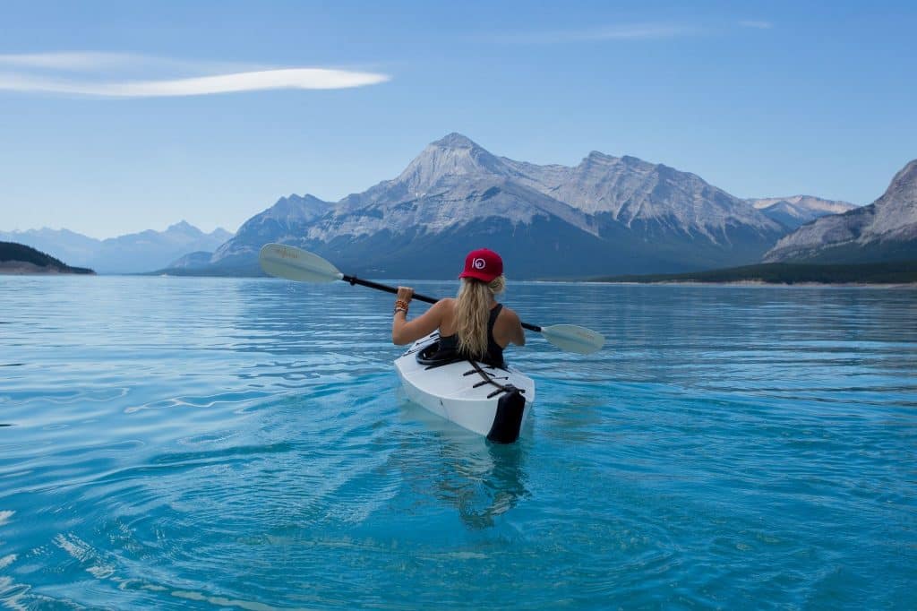 A Girl Kayaking