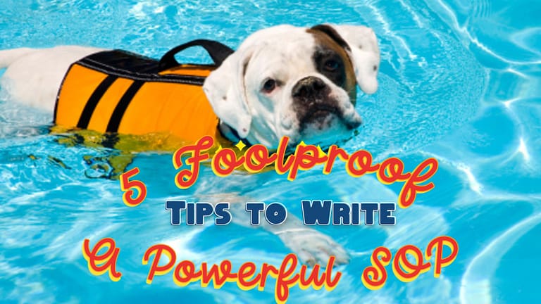 5 Foolproof Tips to Write a Powerful SOP